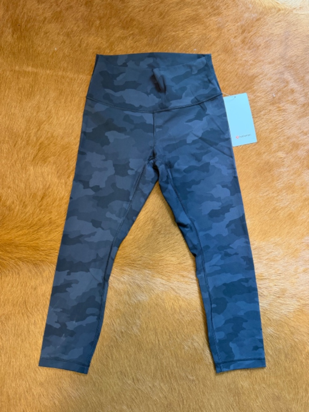 Lululemon Wunder Under HR Crop 23" - Camo (Size 8) | NWT